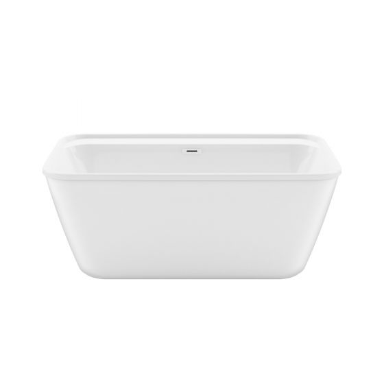 Kai Rectangular Freestanding Bathtub - 58" x 32" - Acrylic - White