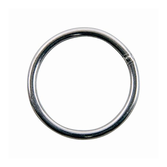 Steel Harness Ring - 1 1/2" - Nickel Finish