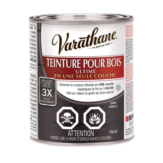 Ultimate Wood Stain - Weathered Grey - 946 ml