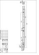 Pilaster for Shelf - White - 5/8" x 5'