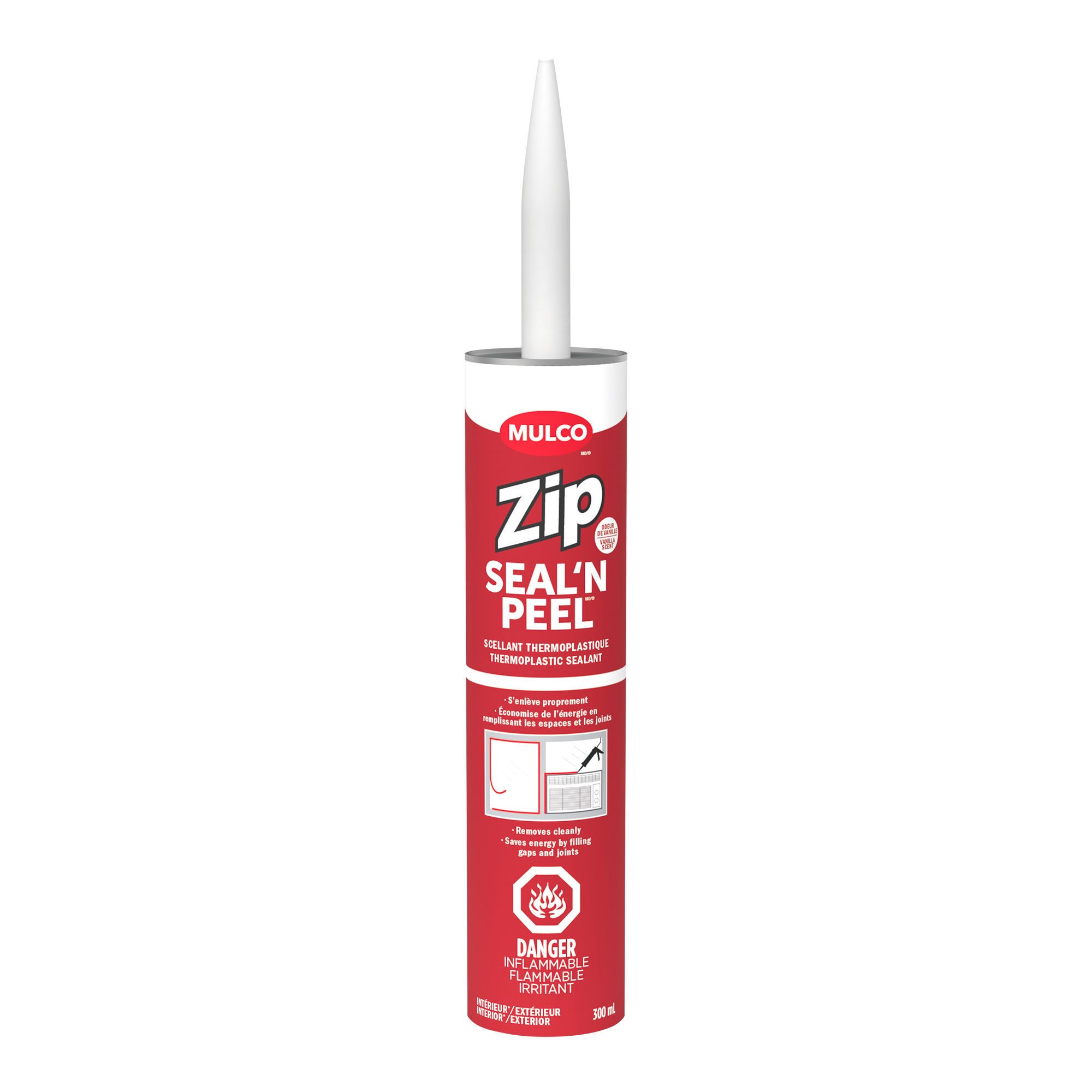 Zip Seal'N Peel Sealant - 300 ml - Clear from MULCO | Potvin