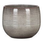 Ceramic Cover Pot Wild Ice - Grey - 16 cm