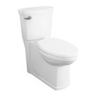 2-piece Single Flush with Seat Décor by American Standard Elongated Bowl Toilet - 4.8 L - White