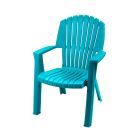 High Back Stacking Chair - Cape Cod - Teal