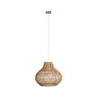 Pendant Fixture with Rattan Shade - 35 cm