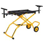 Rolling Miter Saw Stand - 8' - Black and Yellow