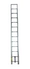 Telescopic ladder in aerospace-grade aluminum, 32" to 12.5'