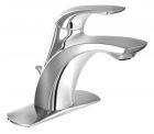 Zarina Bathroom Sink Faucet - 1 Lever - Polished Chrome - 4" Centerset