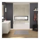 Duo Tub Shield - Axial - 42" x 58" - Tempered Glass