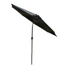 Tilting Steel Umbrella - Black - 9'