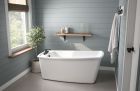 Caruso Freestanding Bathtub - 60 5/8" x 32" - Glossy Acrylic - White