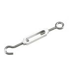 Hook by eye turnbuckle - Stainless Steel - 3/16" x 5 1/2"