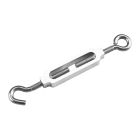 Hook by eye turnbuckle - Stainless Steel - 1/4" x 7 5/8"