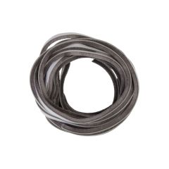 Bande de remplacement grise en fibre avec barrière d'étanchéité, 3/16" x 1/4" x 17'
