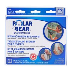 Insulating Film Kit for 5 Windows - 0.6mm x 64" x 210"