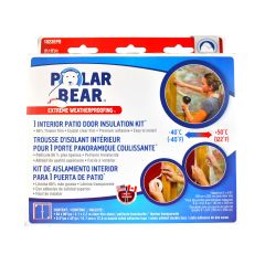 Insulating Shrink Film for Indoor Use On Patio Door - 1.0mm x  80" x 86"