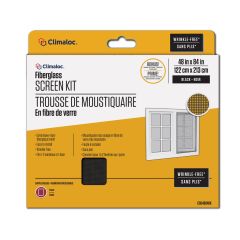 Fiberglass Screen Kit - 48" x 84" - Black