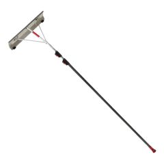 24" Blade Telescopic Handle Snow Roof Rake - 24" x 16.5'