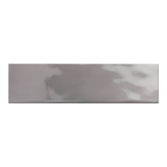 Tuile de céramique murale, Eternity, fumée, lustré, 3" x 12", 10,76 pi², 44/pqt