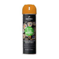 Peinture de marquage en aérosol pour arbres et bûches, 354g, orange fluo