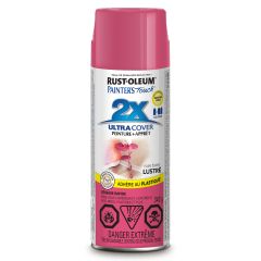 Peinture en aérosol Ultra Cover 2X, intérieur/extérieur, lustré, rose baies, 340 g
