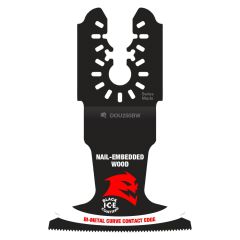 Lame pour outil oscillant, 2 1/2", pour bois clouté, 3/Pqt