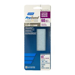 ProSand Clamp & Sand Sheets - 3 2/3" x 9" - Grit 60 - 6/Pkg
