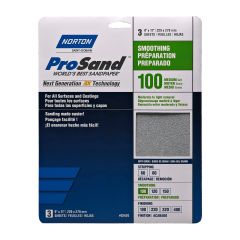 Sanding Paper - ProSand - Smooting 100 - 11" x 9" - 3/Pkg