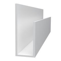 PVC J-Trim for Trusscore Wall&CeilingBoard - White - 1/2" x 10'