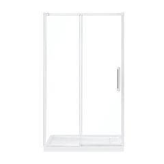 Sliding Shower Door - Camilla - 48" x 32" x 78.74" - Clear Glass – Chrome