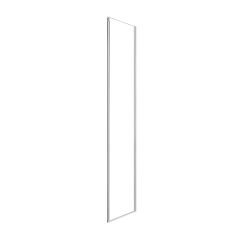 Shower Return Panel - Camilla - Clear Glass – 32" x 78.74" – Chrome