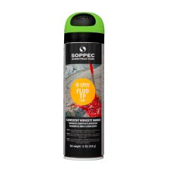 Traceur de chantier très fluorescent FLUO TP, vert, 345 g