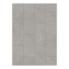 Tuile de vinyle, SPC, 5 mm, Bora, Rhino, 12" x 24"
