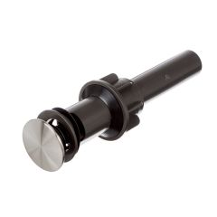 Assemblage de bonde, nickel brossé