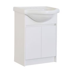 Meuble-lavabo Cybelia, 24", fini blanc