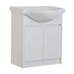 Meuble-lavabo Cybelia, 30", fini blanc