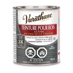 Teinture pour bois ultime, Gris carbone, 946 ml