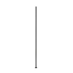 Stair Baluster - Wrought Iron - Square - 3/8" x 41" - Matte Black