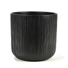 Pot Cover, Black, 19 cm