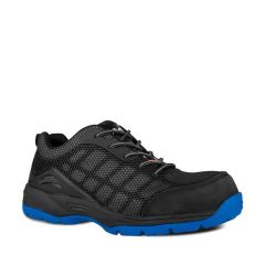 Safety Work Shoes - Very lightweight & Extra Wide - Profusion – Black – Size 9