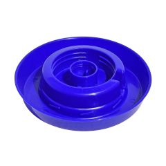 Base d'abreuvoir B4 en plastique pour volaille, 1l, bleu