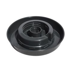 Base d'abreuvoir B4 en plastique pour volaille, 1l, gris