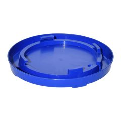 Base de mangeoire OB en plastique pour volaille, 1 gallon, bleu