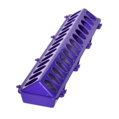 Mangeoire au sol en plastique pour volaille, 20", mauve