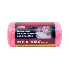 Twisted Polypropylene Mason's Line - Spool - Pink - #18 x 1,050'
