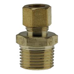 Male Adaptor Adap - 3/8" OD Comp x 1/2" MPT