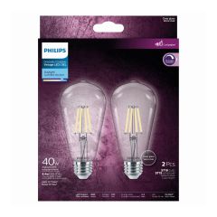 LED Light Bulb - ST19 - 4.4 W - Daylight - 2/Pkg
