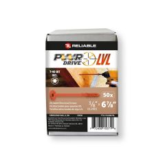 PWR DRIVE LVL Structural Assembly Screw - Oversized Flat Head - 3/8 in x 6 7/8 in, Box of 50