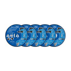 AvantiPro Cut-Off Wheel for Metal - 3" x 1/16" x 3/8" - 5/Pkg