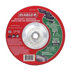 Grinder Wheel for Masonry - 7" x 1/4" x 5/8"